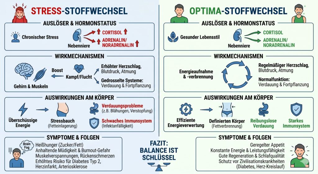 Visualisierung: Wie der gesundheitliche Neustart deinen Stoffwechsel verändert.